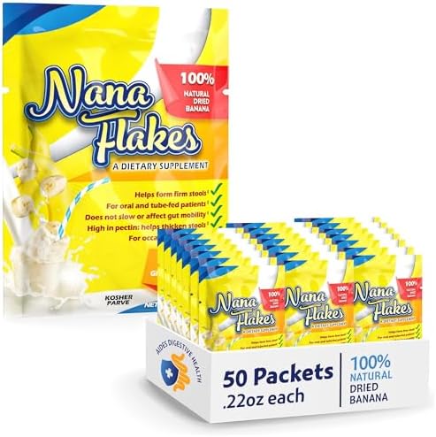 Nutritional Designs Nana Flakes Anti-Diarrheal Banana Powder, IBS Relief & Heart Burn Remedy