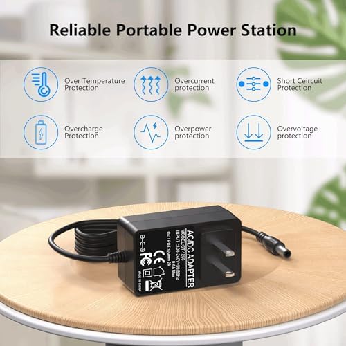 12V Power Cord Compatible with Soclean 2 CPAP Power Supply PNA1210 Sanitizer Equipment