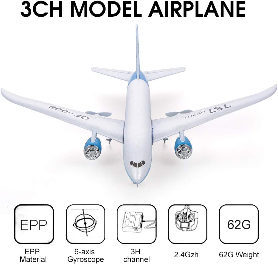 GoolRC QF008 787 Airplane Miniature Model Plane 3CH 2.4G Remote Control EPP Aircraft RTF RC Toy