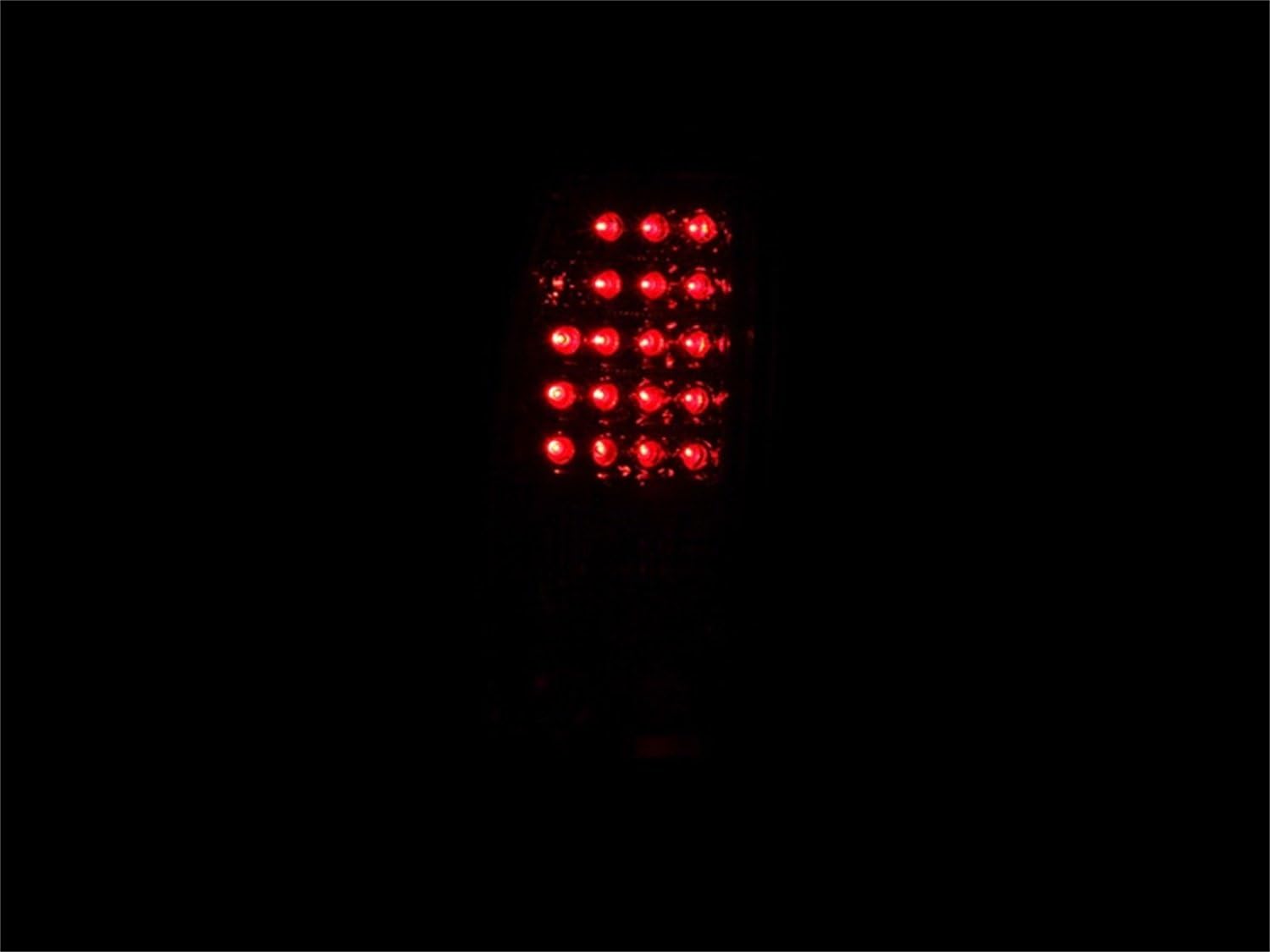 Anzo USA 311006 Chevrolet Black LED Tail Light Assembly - (Sold in Pairs)
