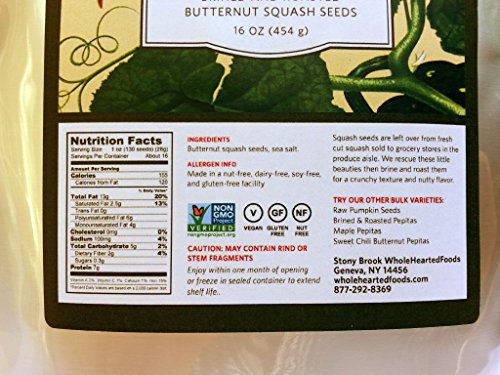 Stony Brook Butternut Pepitas - 16 oz.