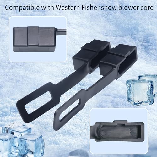2 Pcs Plug Covers for Western Fisher Snow Plow Wire Harness 61548 8291K