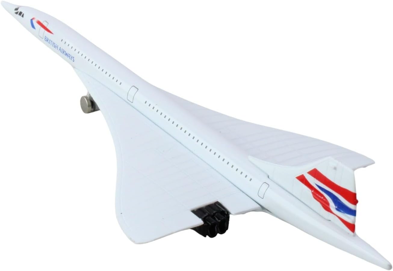 Daron British Airways Concorde Single Plane Toy , White Small