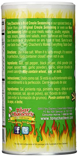 Tony Chachere Seasoning Blends, Bold Creole, 3 Count
