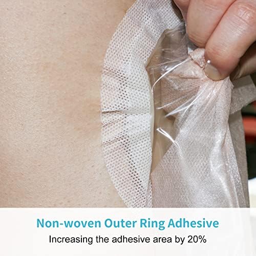 20 PCS Colostomy Bags, Ostomy Supplies,One Piece Drainable Ostomy Pouch with Hook and Loop Closure for Ileostomy Stoma Care, 15mm-60mm Cut to Fit