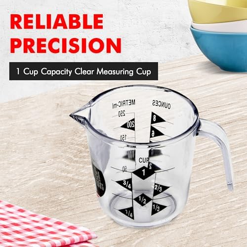 Chef Craft Select Plastic Measuring Cup, 2 Cup, Clear