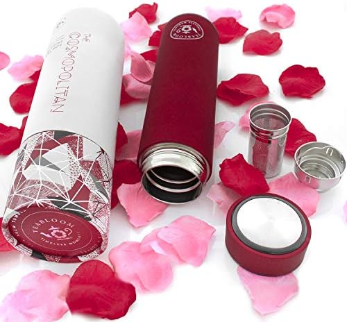 Teabloom - The ORIGINAL All-Brew Travel Tumbler & Thermos | OPRAH’s Favorite | 16oz/480ml Stainless Steel Insulated Water Bottle/Tea Flask/Cold Brew Coffee Mug