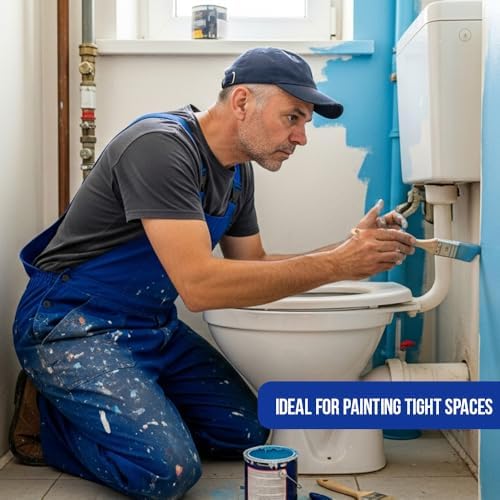 Pro Grade Angle Paint Brushes, Paint Brush Set for Trim & Walls, 10 Pc | Sash & cut-in detail | Furniture, cabinets