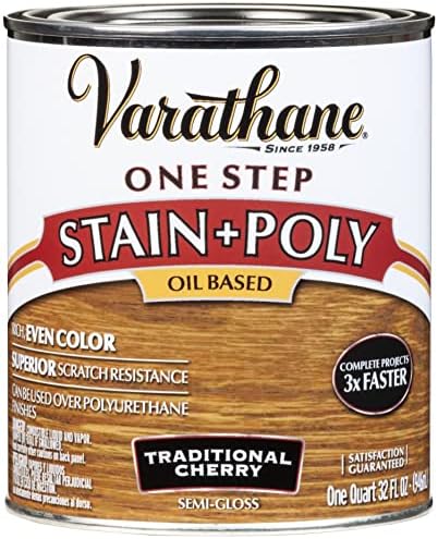 Varathane 243863 Oil-Based One Step Stain + Poly Spray, 12 oz, Golden Pecan