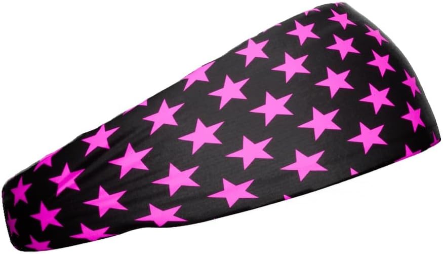 40+ Designs! Unisex Headband/Sweatband. Best for Sports, Fitness, Working Out, Yoga. Tapered Design