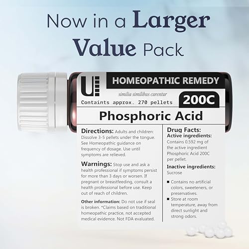 Phosphoric Acid 200C Homeopathic Remedy, Urenus