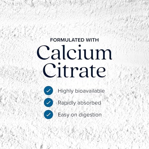 Calcium Citrate 1000mg, Bone & Teeth Support, Dr-Formulated