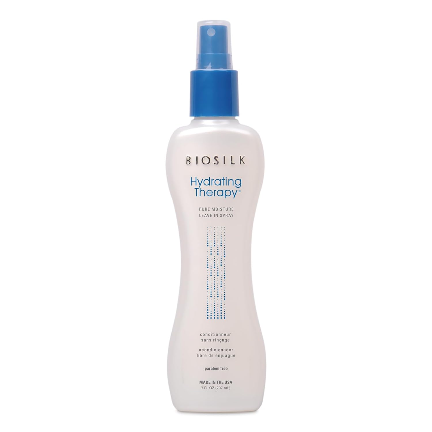 BioSilk Hydrating Therapy Pure Moisture, Leave-In Hair Spray for Frizz Control & Hydration, Adds Shine, Replenishes Hair Moisture, Sulfate-Free