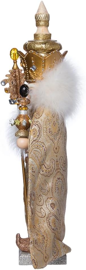 Kurt Adler 18-Inch Hollywood Gold King Nutcracker
