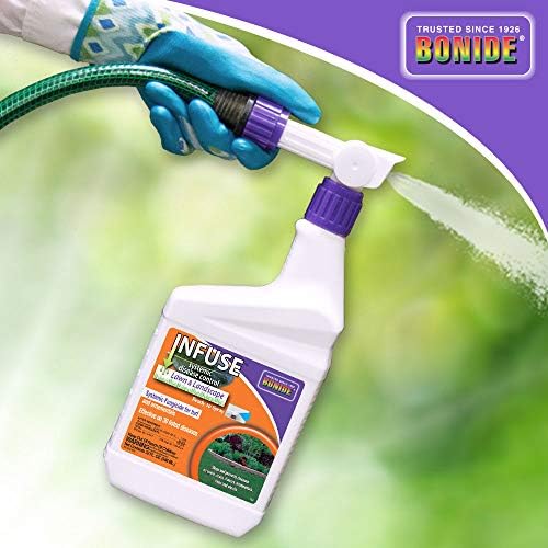Bonide Infuse Systemic Disease Control Lawn & Landscape | 32 oz Ready-to-Spray Fungicide for Turf & Ornamentals