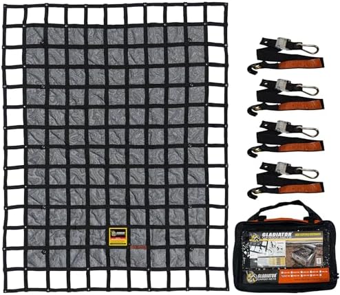 Heavy Duty Cargo Net - Truck Organizer-Interior-Roof Rack-Jeep-SUV- Baja-Camping -(GBN-100) 4' x 4'
