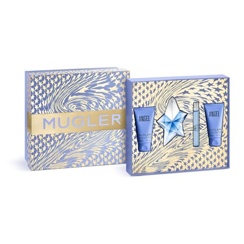 Mugler Angel Eau de Parfum - Long Lasting Ambery Gourmand Perfume for Women | Fragrance with Bergamot, Praline & Patchouli - Long Lasting Womens Gourmand Scent - Perfect for Everyday Wear - Refillable