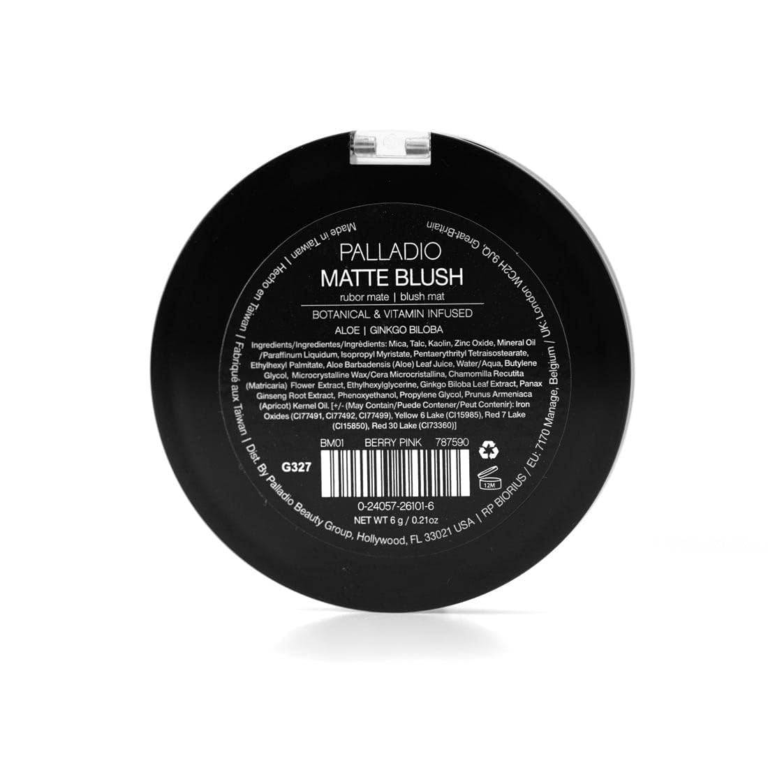 Palladio Matte Blush, Berry Pink