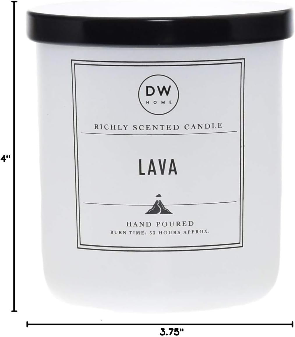 DW Home Peony Petals Scented Candle for Home, 9 oz, 8.8 oz Candle Jar, Up to 33H Burn Time, Luxury Scented Candle for Relaxation, Gifting, Home Décor