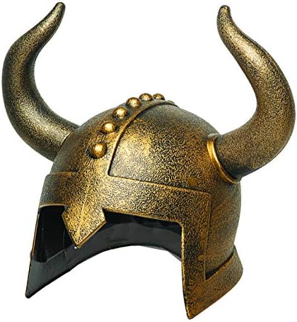 UNDERWRAPS Adult Bronze Horned Helmet