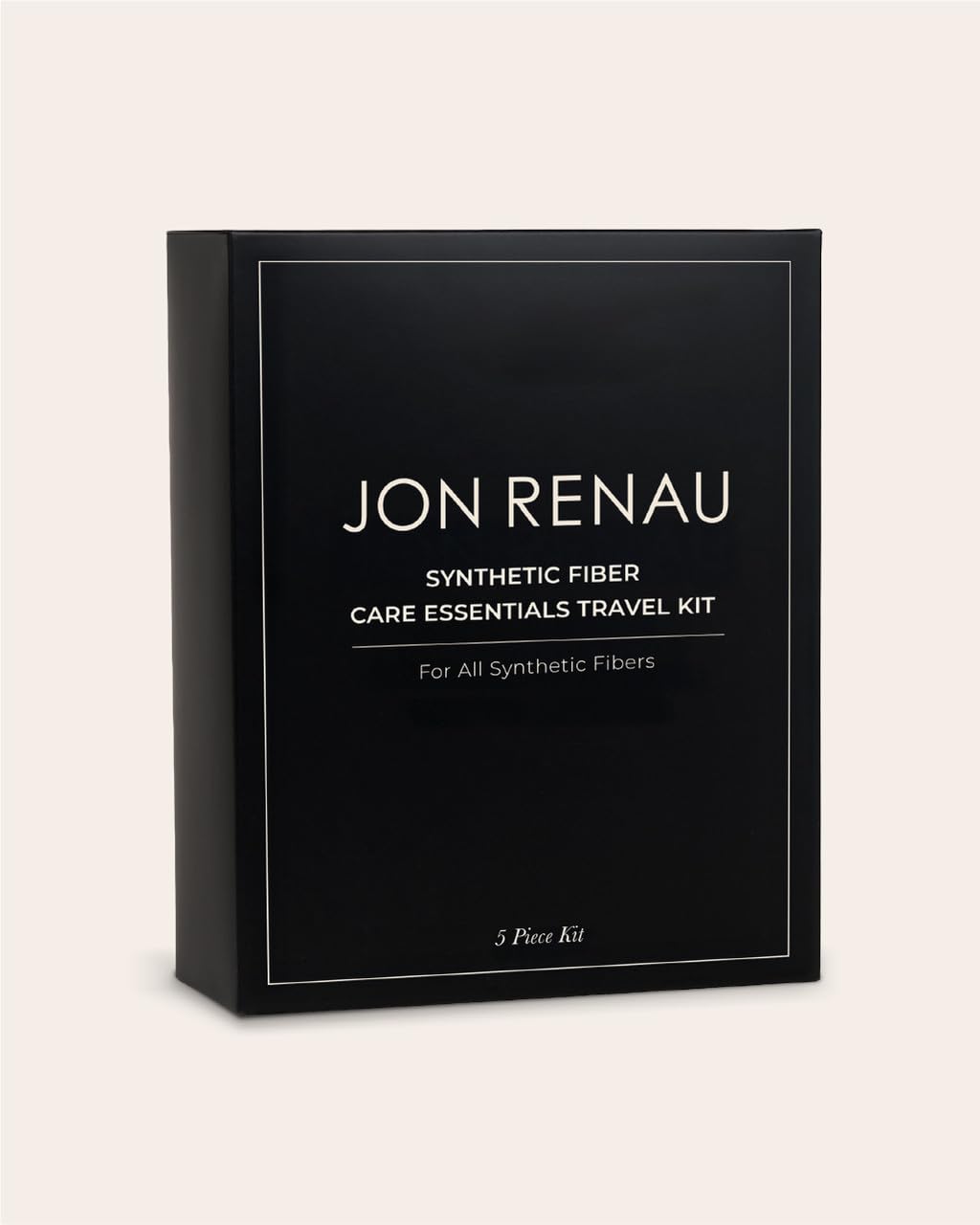 Jon Renau Synthetic Wig Care Travel Kit, 5-Piece Set - Wig Shampoo and Conditioner, Detangler Spray, Styling Gel, Wide Tooth Comb