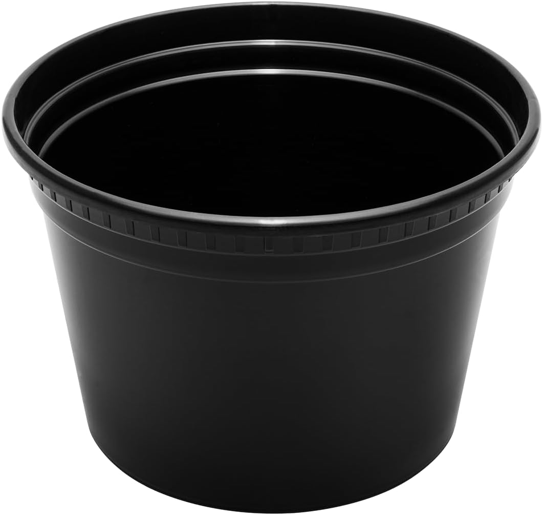 Karat [32oz - 240 ct] Clear PP Injection Molded Round Deli Containers with Lids (FP-IMDC32-PP)