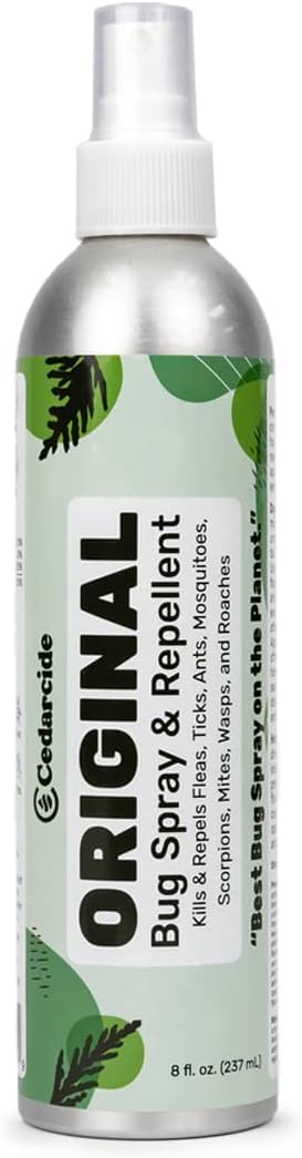 Cedarcide Original Bug Spray | Repel & Kill Fleas, Ticks, Mosquitoes, Mites, Ants & Chiggers | For use on People