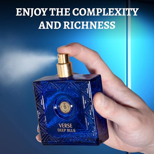 NovoGlow Verse Deep Blue, Eau de Parfum Spray Perfume, Fragrance For Men- Daywear