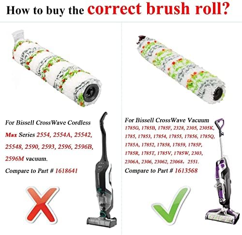 Smilyan Brush Filter Replacement Parts for Bissell CrossWave Vacuum 3888A