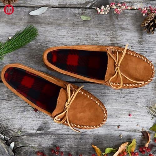 Minnetonka Men's Double Bottom Fleece Slipper