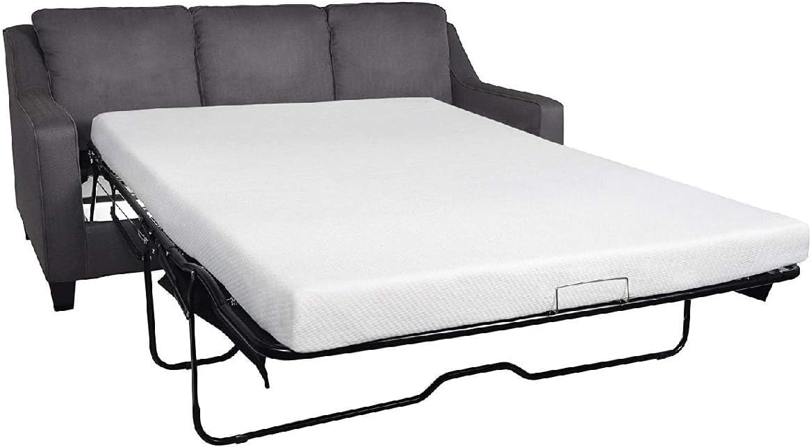 Milliard 4.5-Inch Memory Foam Sofa Bed Mattress Replacement, Queen Size, Pull Out Sofa Bed Queen Size, Sleeper Mattress & Couch Beds
