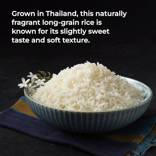 Golden Star Thai Hom Mali White Jasmine Rice - Prime Grade White Rice - 10 lb Bag | Prime Grade White Rice - Great for Gumbo, Curries & More - Cook in Microwave or on Stove Top