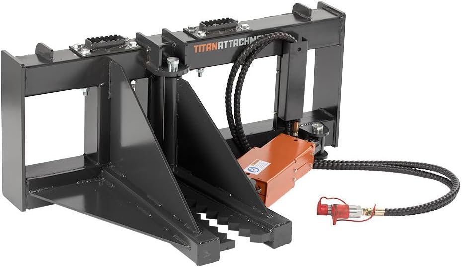 Titan Attachments Post and Tree Puller Attachment, Universal SSQA Accessory, 3, 000 PSI Hydraulic Cylinder