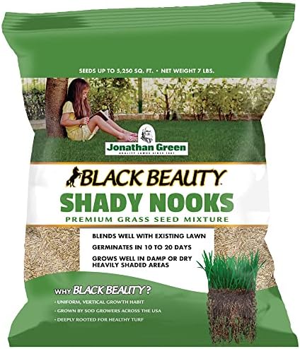 Jonathan Green (11960) Black Beauty Shady Nooks Grass Seed - Cool Season Lawn Seed (25 lb)
