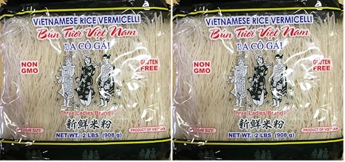 Vietnamese Rice Stick(vermicelli) Three Ladies Brand 2lbs