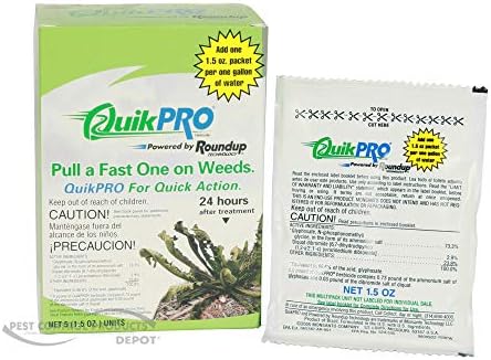Monsanto Quik-Pro/Packets High Percentage Active Ingredient Grass/Weed Killer