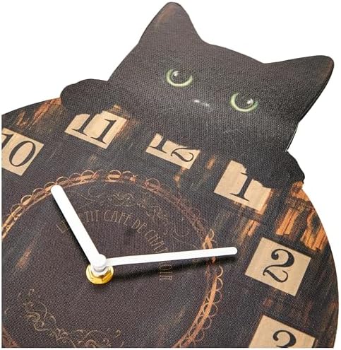 Nemesis Now Kitten Tickin' Clock 25cm Brown
