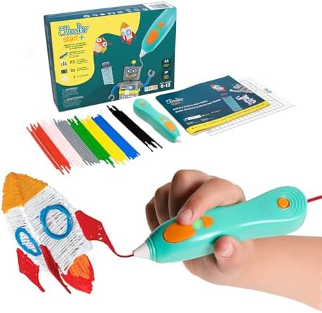 3Doodler Start+ Essentials 3D Pen Set for Kids, Easy to Use, Learn from Home Art, Educational STEM Toy for Boys & Girls Ages 6+