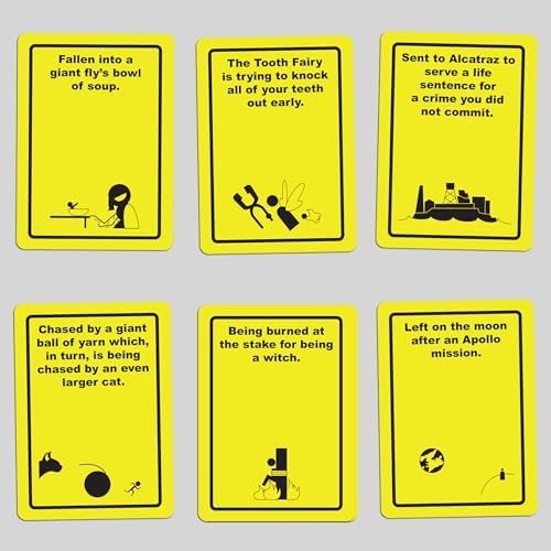 ORIGAMI WHALE Danger The Game: The Card Game of Bizarre Dangers and Rescues - Family & Adult Game Night - Easy to Learn - Party Games - Family Board