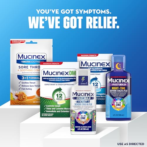 Chest Congestion, Mucinex Maximum Strength 12 Hour Extended Release Tablets, 42ct
