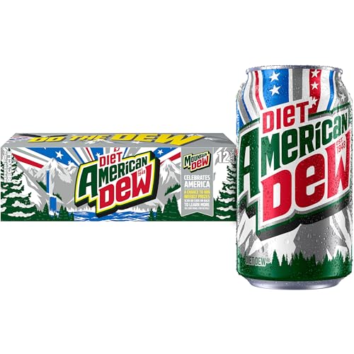 Diet Mountain Dew Soda Pop, Original, 12 fl oz Cans, (12 Pack)