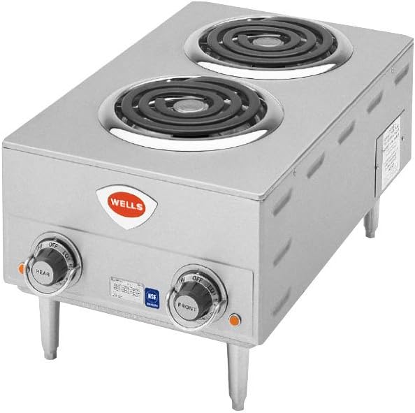 Wells H-63 Hotplate countertop electric two burners