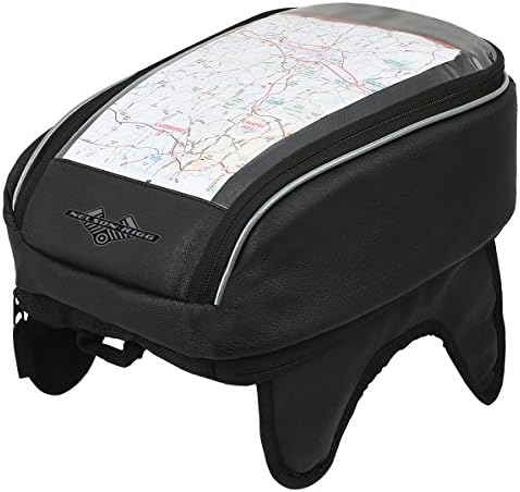 Nelson-Rigg Route 1 Journey Highway Cruiser Magnetic Tank Bag, fits Harley Davidson, Indian, Honda, Yamaha, Suzuki and more