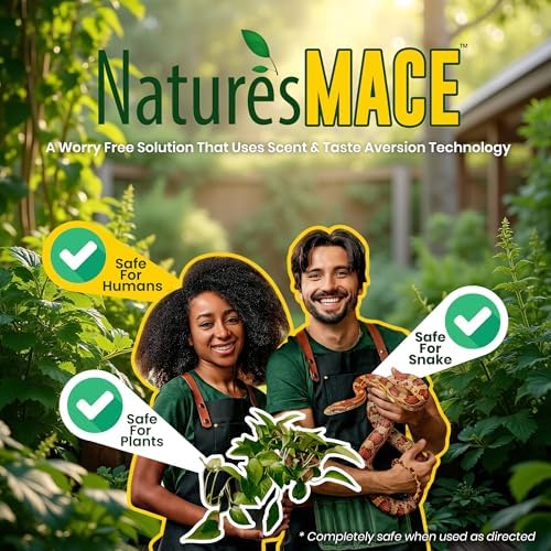 Nature's MACE Snake Mace Snake Repellent 48 oz Granules | Snake Repellent Granules for Yard, Outdoor Use, Keep Away Reptiles, Home, Garden, Granular Deterrent, Plant Friendly.