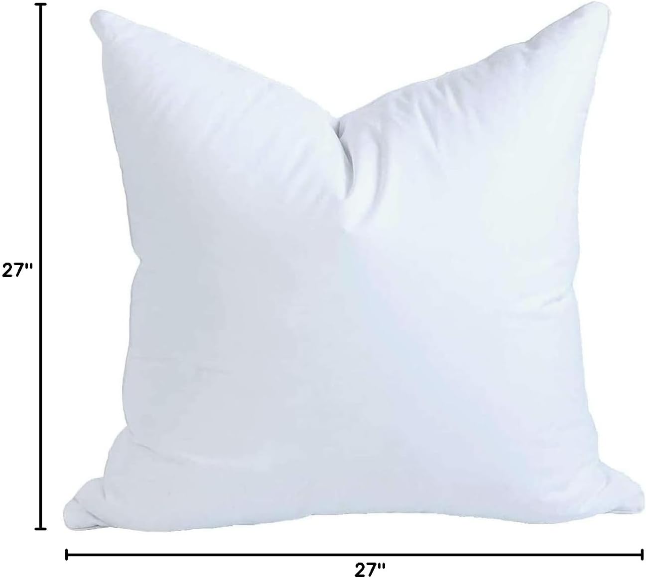 MoonRest® 26x26 Inch Synthetic Down Alternative Square Pillow Insert Form Stuffer for Sofa Shams, Decorative Throw Pillow