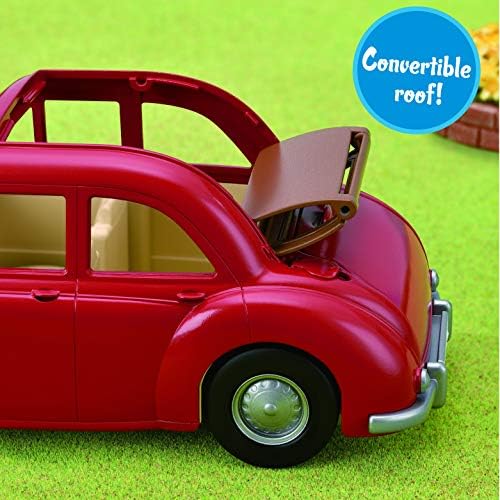Calico Critters - Family Seven Seater Car - Family Vehicles | Buckle up the whole crew - seven seats for road trip storytelling that rolls smoothly into picnic and travel scenes, Ages 3+