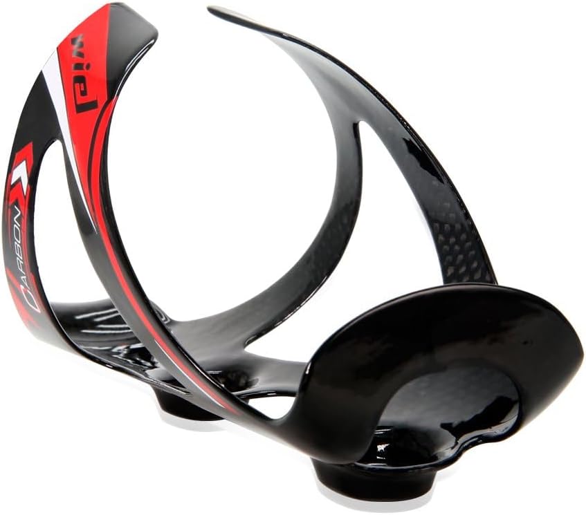 Wiel Full Carbon Fiber Bicycle Bike Light Drink Water Bottle Cage Holder