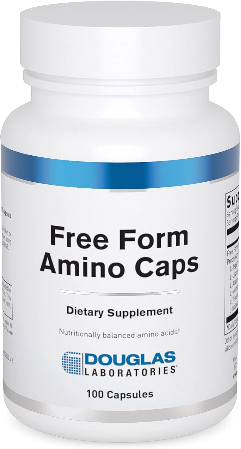 Douglas Laboratories Free Form Amino Capsules | Balanced Amino Acid Mixture to Support Energy, Muscles, Tissues, Bones