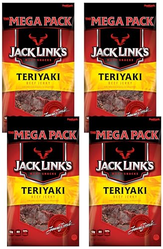 Jack Links Beef Jerky, Teriyaki, 8 Ounce