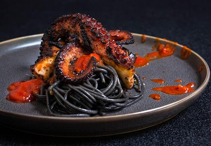 Nortindal Squid Ink - 1.1 Pounds (500 grams) Jar of Ink (Flavoring) from Cuttlefish (Greece) with Sea Salt Taste
